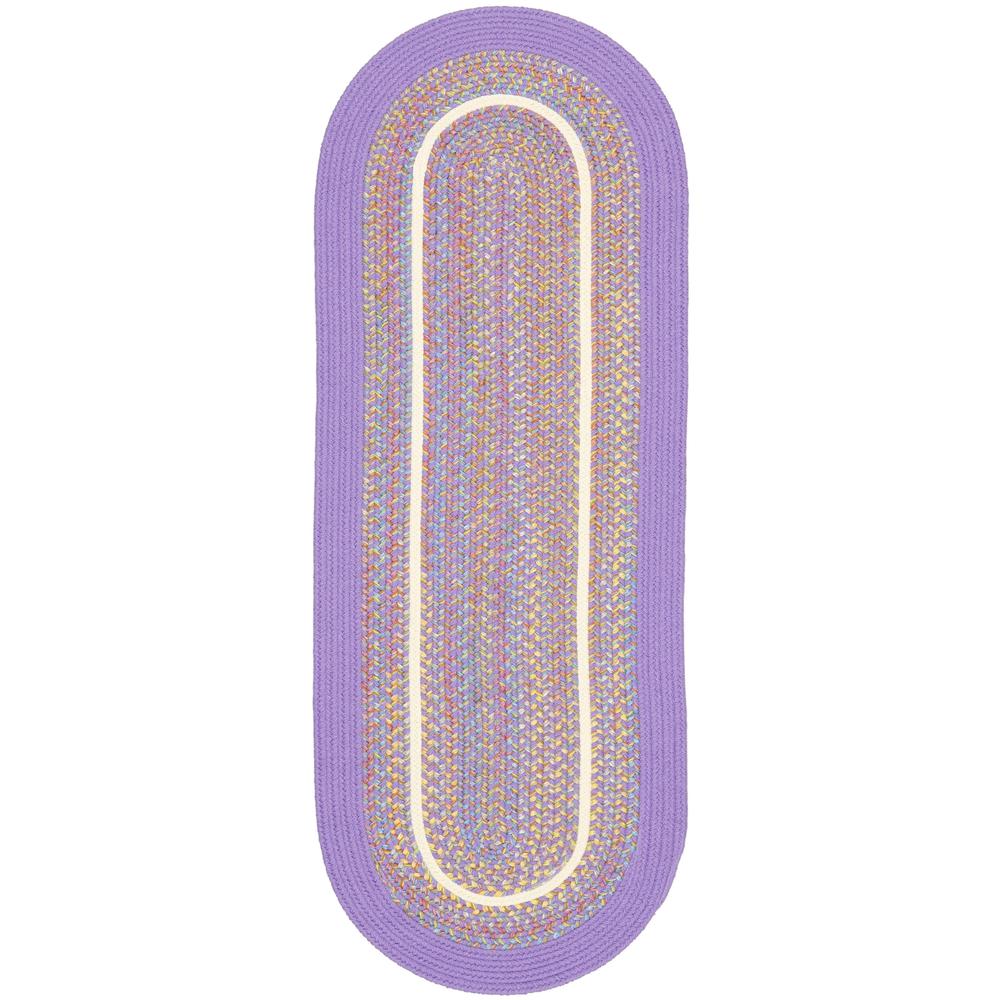 Kids' Isle Violet Banded 2X8 Oval