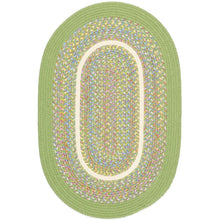 Kids' Isle Lime Banded 2X3 Oval