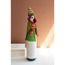 Felt Bottle Topper Parrot