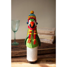 Felt Bottle Topper Parrot