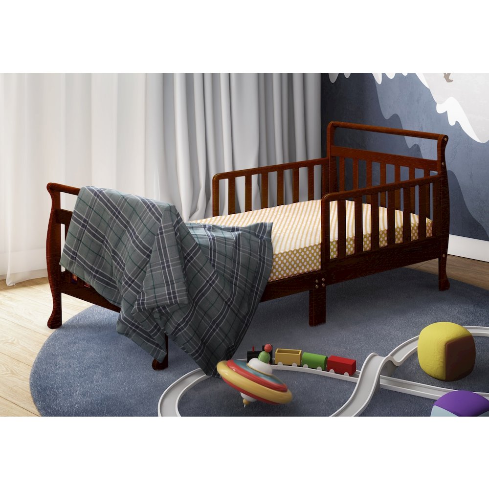 Anna Wooden Toddler Bed Espresso
