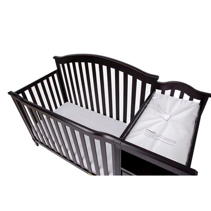 Kali 4-in-1 Convertible Crib and Changer Espresso