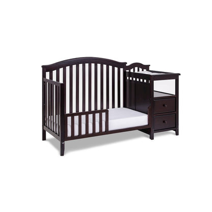 Kali 4-in-1 Convertible Crib and Changer Espresso