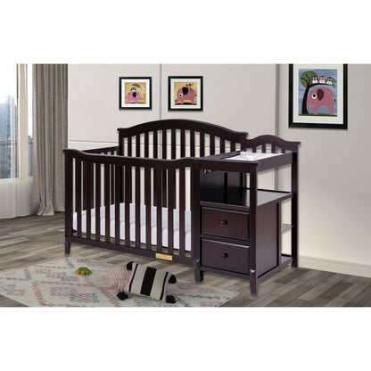 Kali 4-in-1 Convertible Crib and Changer Espresso