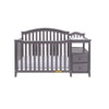 Kali 4-in-1 Convertible Crib and Changer Gray
