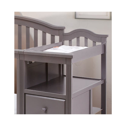 Kali 4-in-1 Convertible Crib and Changer Gray