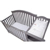 Kali 4-in-1 Convertible Crib and Changer Gray