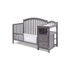 Kali 4-in-1 Convertible Crib and Changer Gray