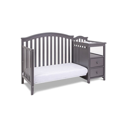 Kali 4-in-1 Convertible Crib and Changer Gray