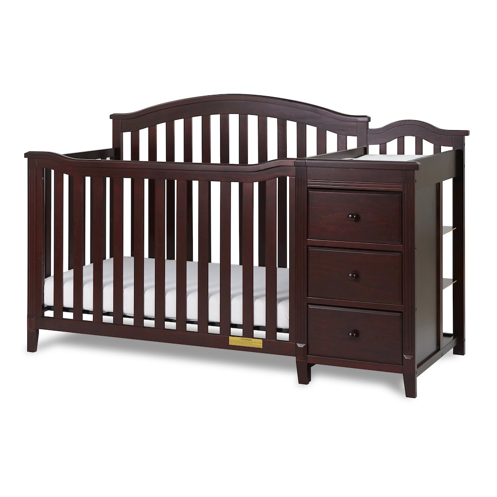 Kali II 4-in-1 Convertible Crib and Changer Espresso