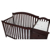Kali II 4-in-1 Convertible Crib and Changer Espresso