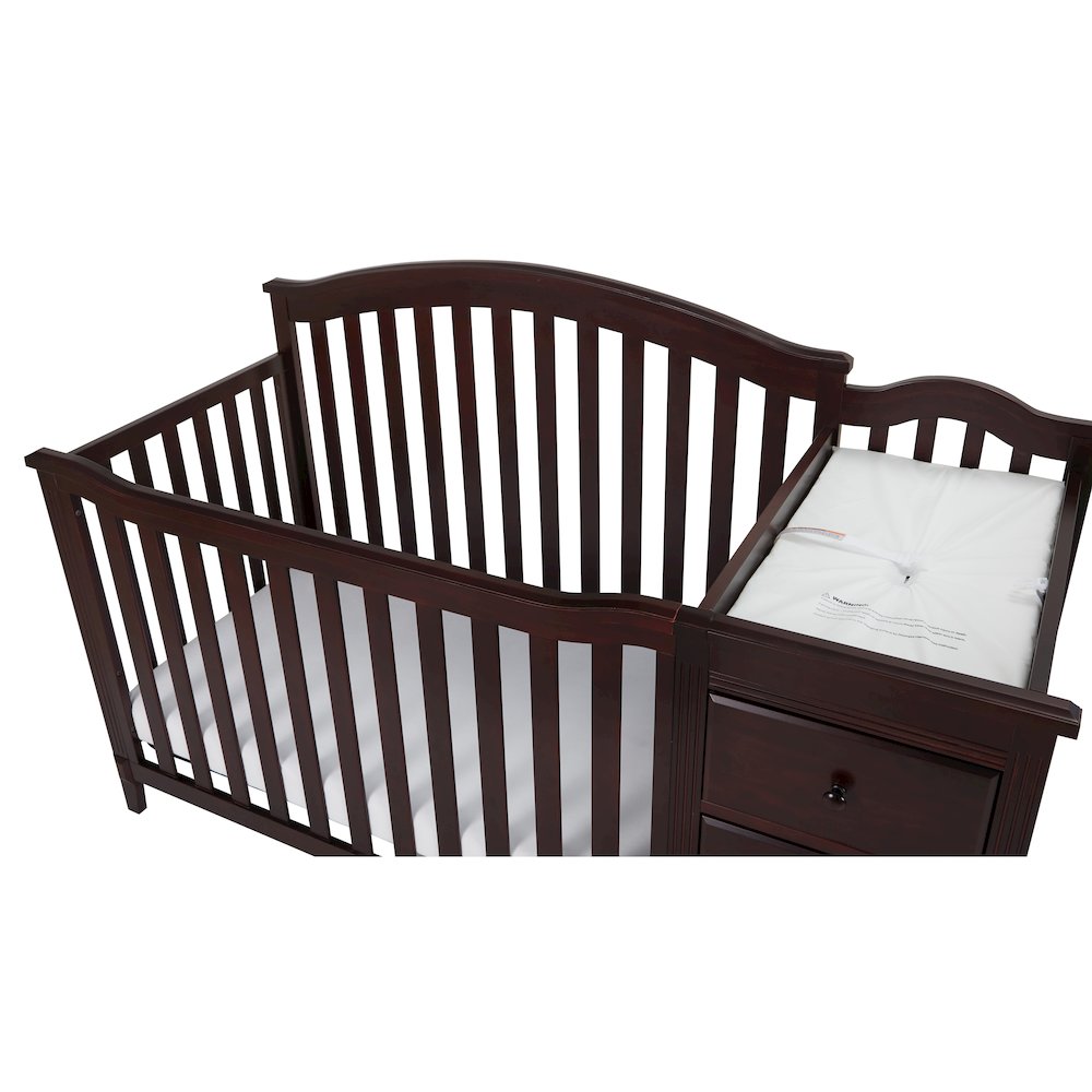 Kali II 4-in-1 Convertible Crib and Changer Espresso