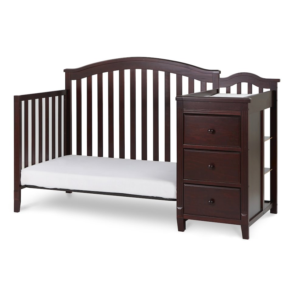 Kali II 4-in-1 Convertible Crib and Changer Espresso