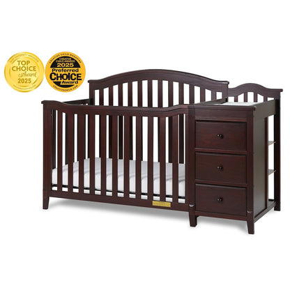 Kali II 4-in-1 Convertible Crib and Changer Espresso