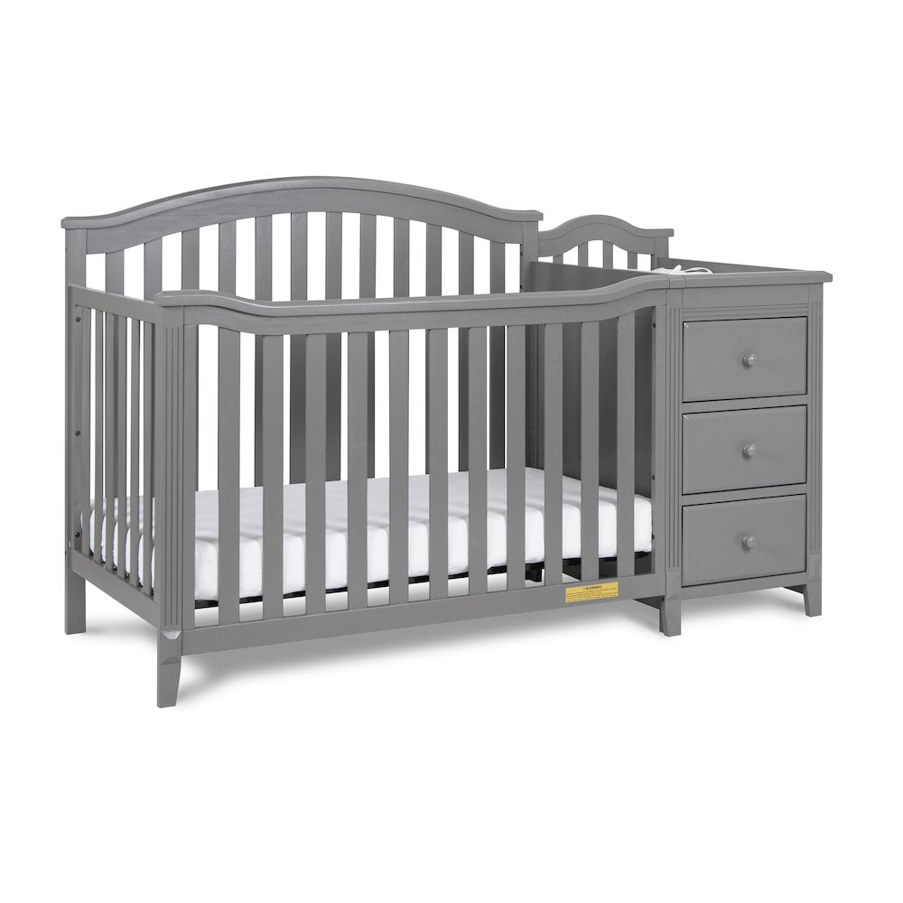 Kali II 4-in-1 Convertible Crib and Changer Gray