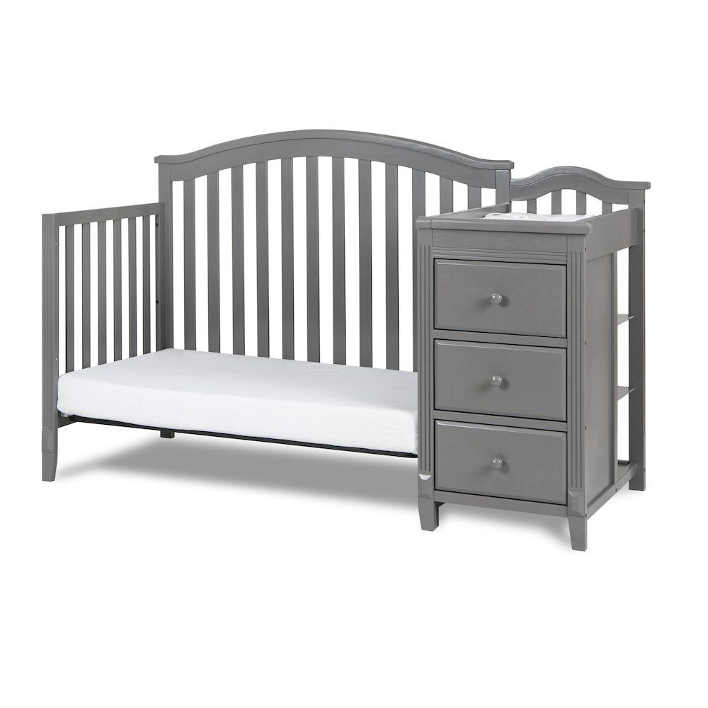 Kali II 4-in-1 Convertible Crib and Changer Gray