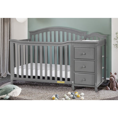 Kali II 4-in-1 Convertible Crib and Changer Gray