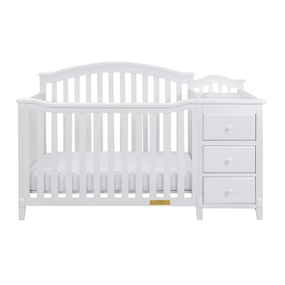 Kali II 4-in-1 Convertible Crib and Changer White