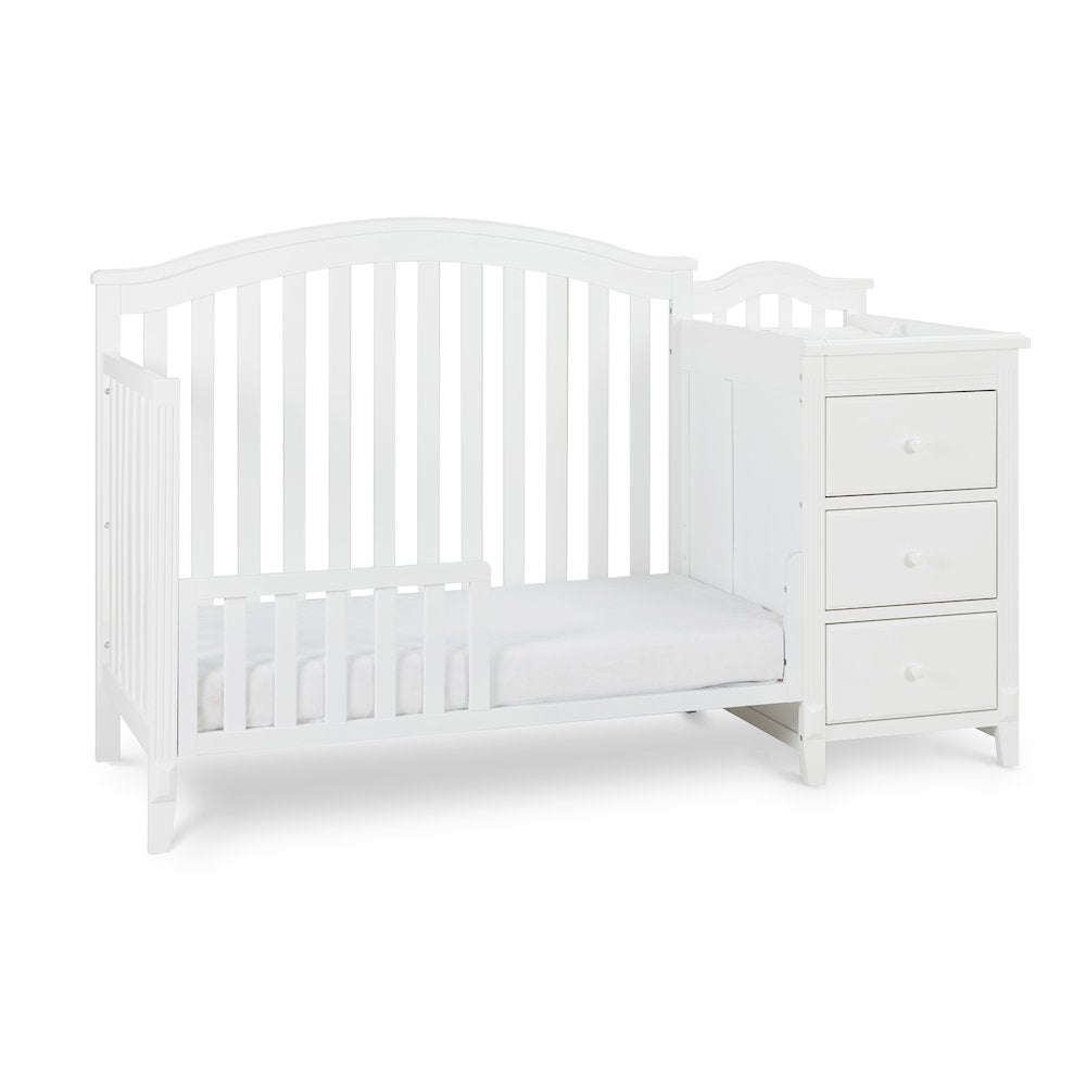 Kali II 4-in-1 Convertible Crib and Changer White