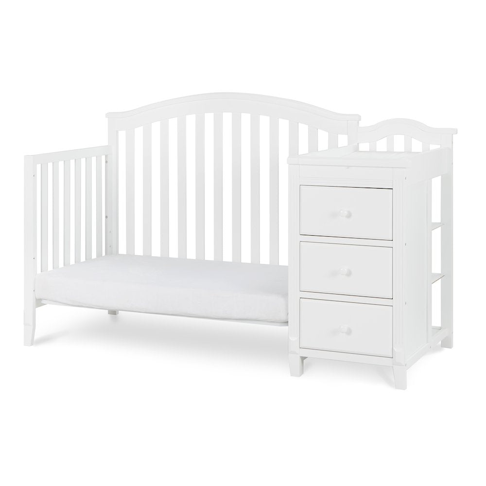 Kali II 4-in-1 Convertible Crib and Changer White