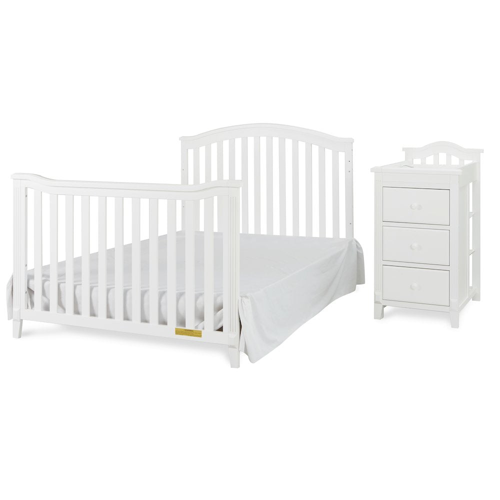 Kali II 4-in-1 Convertible Crib and Changer White