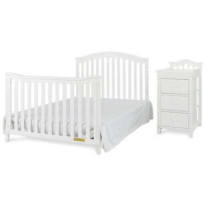 Kali II 4-in-1 Convertible Crib and Changer White
