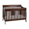 Alice 4-in-1 Convertible Crib with Toddler Guardrail Espresso