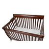 Alice 4-in-1 Convertible Crib with Toddler Guardrail Espresso