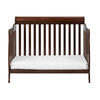Alice 4-in-1 Convertible Crib with Toddler Guardrail Espresso