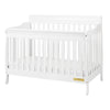 Alice 4-in-1 Convertible Crib with Toddler Guardrail White