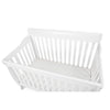 Alice 4-in-1 Convertible Crib with Toddler Guardrail White