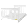 Alice 4-in-1 Convertible Crib with Toddler Guardrail White