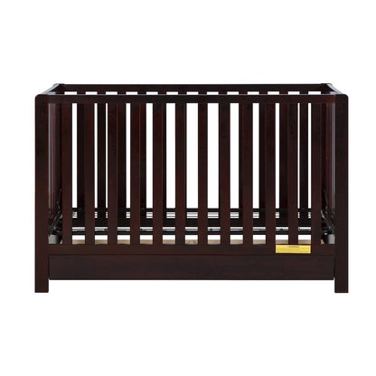 Emma 4-in-1 Convertible Crib with Drawer Espresso