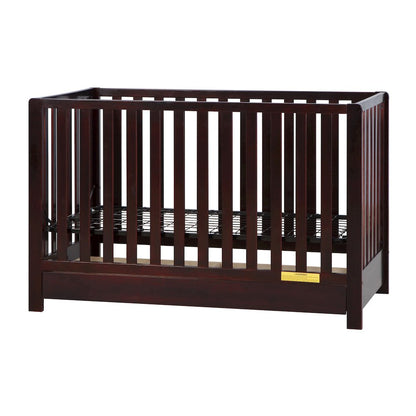 Emma 4-in-1 Convertible Crib with Drawer Espresso