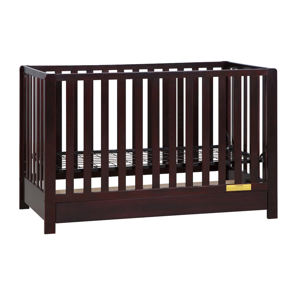 Emma 4-in-1 Convertible Crib with Drawer Espresso