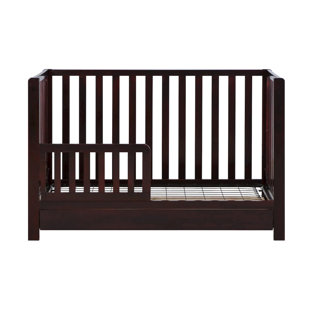 Emma 4-in-1 Convertible Crib with Drawer Espresso