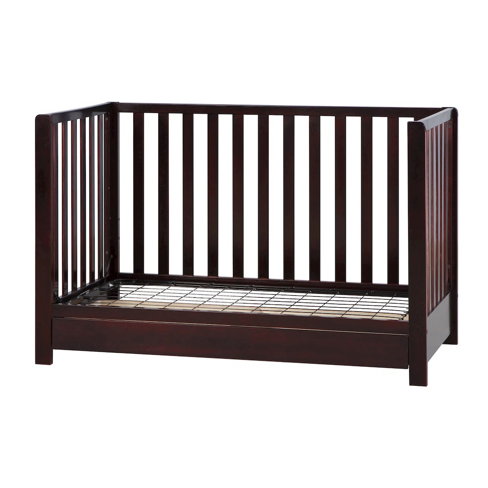 Emma 4-in-1 Convertible Crib with Drawer Espresso