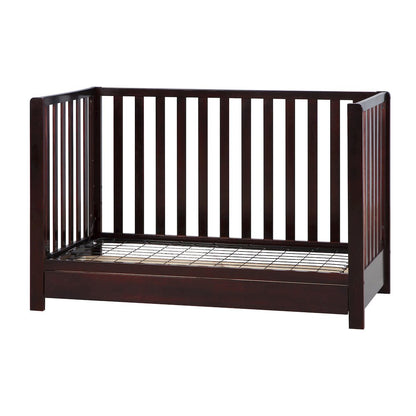 Emma 4-in-1 Convertible Crib with Drawer Espresso