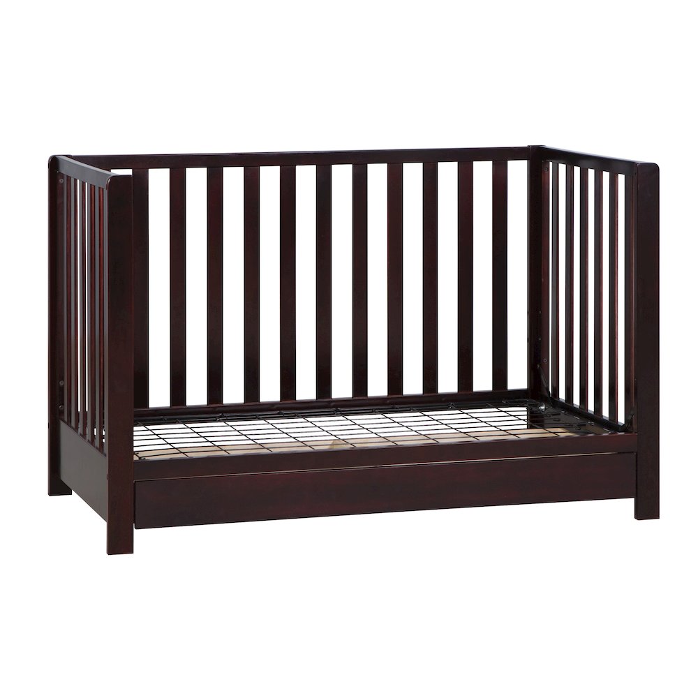 Emma 4-in-1 Convertible Crib with Drawer Espresso