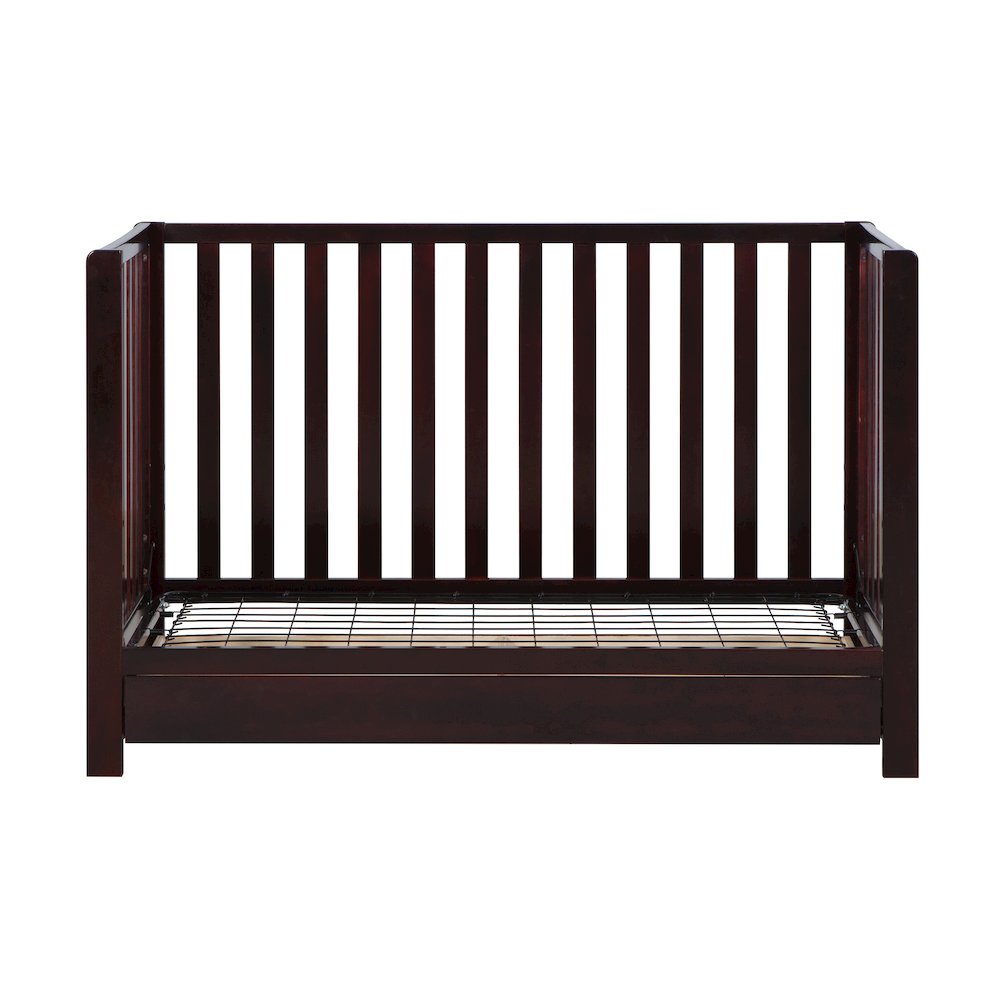 Emma 4-in-1 Convertible Crib with Drawer Espresso