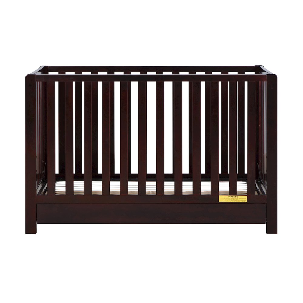 Emma 4-in-1 Convertible Crib with Drawer Espresso