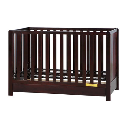 Emma 4-in-1 Convertible Crib with Drawer Espresso