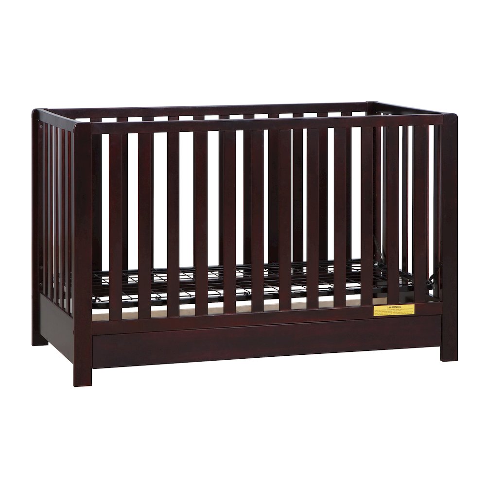 Emma 4-in-1 Convertible Crib with Drawer Espresso