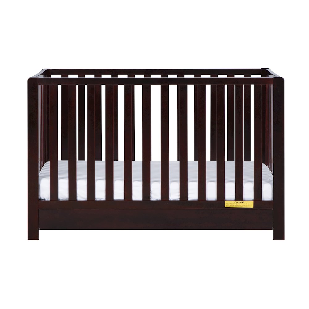 Emma 4-in-1 Convertible Crib with Drawer Espresso