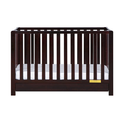 Emma 4-in-1 Convertible Crib with Drawer Espresso