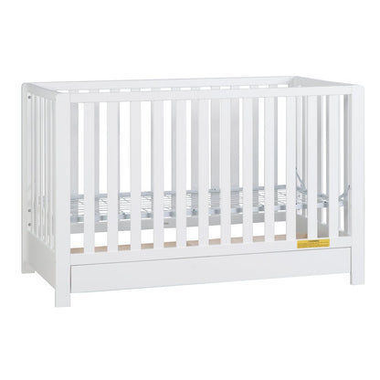 Emma 4-in-1 Convertible Crib with Drawer White
