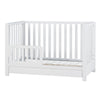 Emma 4-in-1 Convertible Crib with Drawer White