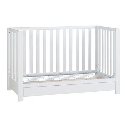 Emma 4-in-1 Convertible Crib with Drawer White