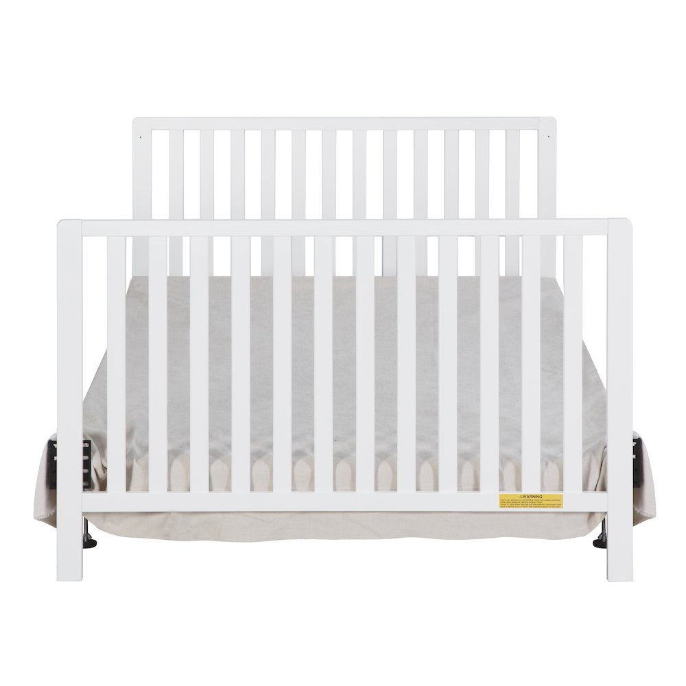 Emma 4-in-1 Convertible Crib with Drawer White