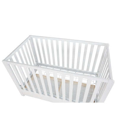 Emma 4-in-1 Convertible Crib with Drawer White